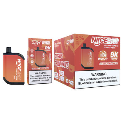 1.1 ohm weerstand Big Puff Vape 14 Fruitige smaken 0/2%/5% Nic