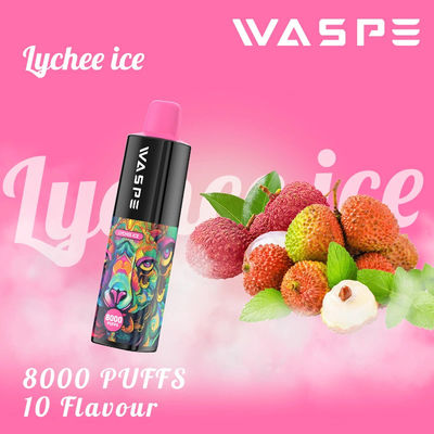 8000Puffs 16 ml E-juice 10 smaken Wegwerp Vape Pen met 650mAh batterij en Mesh Coil