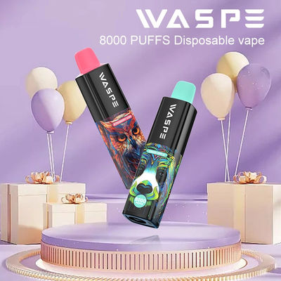 8000Puffs 16 ml E-juice 10 smaken Wegwerp Vape Pen met 650mAh batterij en Mesh Coil