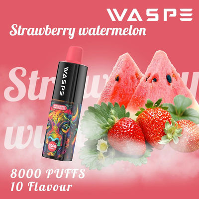 8000 Puffs Wegwerp 16 ml E-sap E-sigaret 10 smaken voor handig vapen
