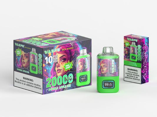 Type C oplaadpoort Big Puff Vape Sus304 24 ml sapcapaciteit met Nic 0% 2% 3% 5%