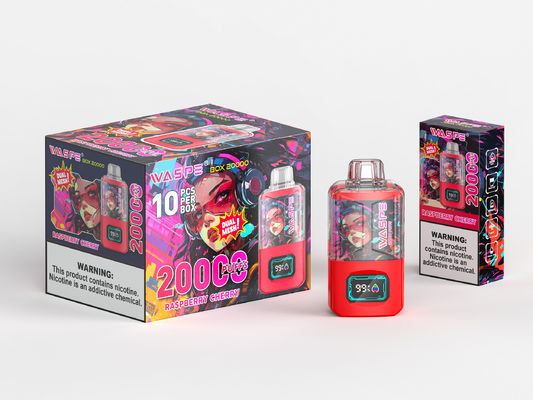 Type C oplaadpoort Big Puff Vape Sus304 24 ml sapcapaciteit met Nic 0% 2% 3% 5%