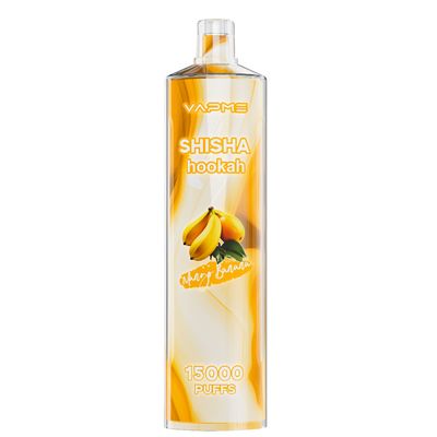 SUS304 Big Puff Vape met 24 Fruit Flavors 15000 puffs 650mAh Batterijcapaciteit