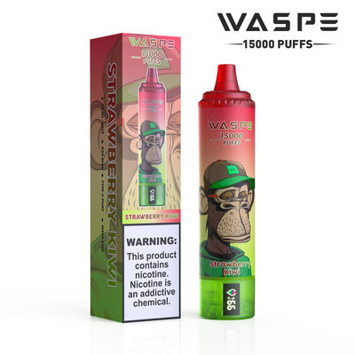 15000 Puffs Fruit Series Aroma met 22 ml sapcapaciteit SUS304 en aanpasbare kleuren