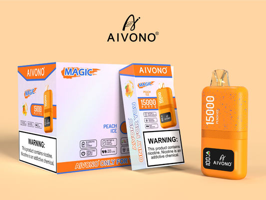 Aanpasbare logo vape pen met 15k puffs oplaadbare slimme vaporizer 0/2/3/5% nicotine sterkte