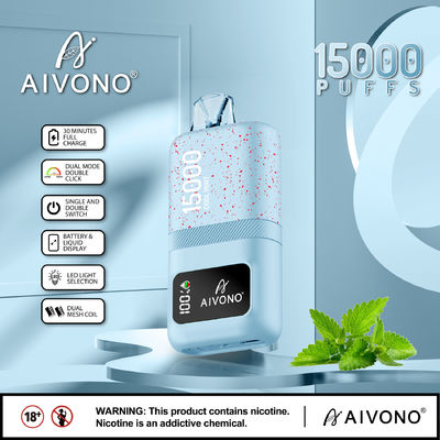 Aanpasbare 24 ml slimme vapepen met 1.0 Ohm spoel 0/2/3/5% nicotine sterkte display