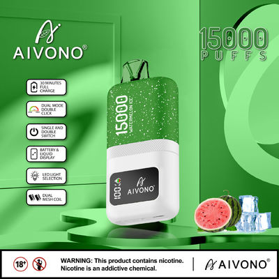 Aanpasbare 24 ml slimme vapepen met 1.0 Ohm spoel 0/2/3/5% nicotine sterkte display