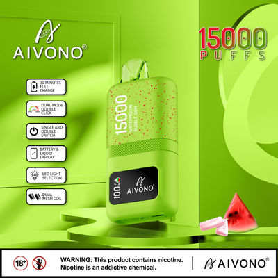 Aanpasbare 24 ml slimme vapepen met 1.0 Ohm spoel 0/2/3/5% nicotine sterkte display