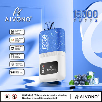 Draagbare slimme inktdamperaar met 600mAh batterij 15 Fruit Flavors 24ml Liquid Capacity
