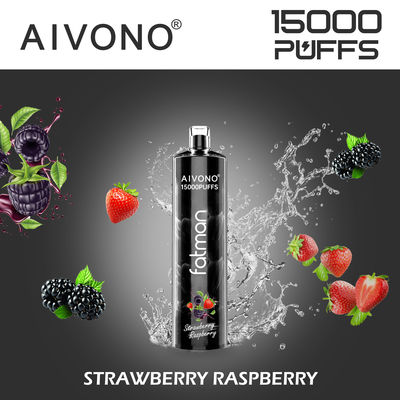 15000 Puffs Wegwerp voorgevulde Vape Pen Pen Ronde druppelpunt 24 ml Vloeibare capaciteit OEM/ODM Beschikbaar