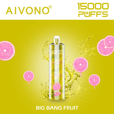 15000 Puffs 24 ml Voorgevulde wegwerp vape type C Oplaadbare