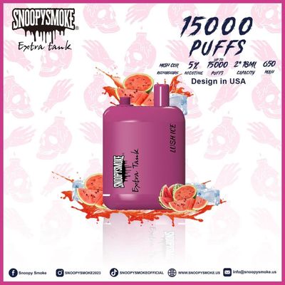 Batterij Dubbele tank met Fruit Falvors 1,2 ohm Mesh Coil Type C Oplaadbare batterij