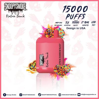 VS Vape Double Tank 1,2 ohm Mesh Coil 15000 puffs 5% Nicotine Fruit Falvors E Cigarette Kit