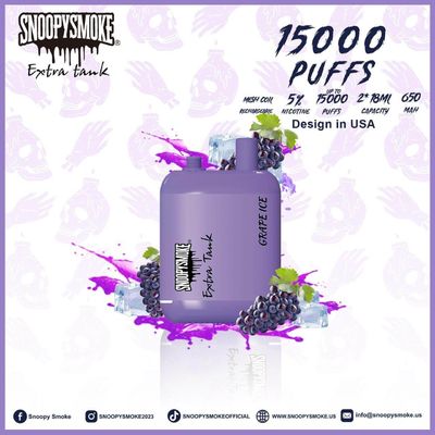 Type C oplaadbare batterij Kit Dubbele tank 1,2 ohm 650mAh batterij