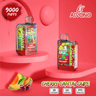 Type C oplaadbare wegwerp vapepen 9000 puffs voorgevulde nicotine 19 ml vloeibare capaciteit