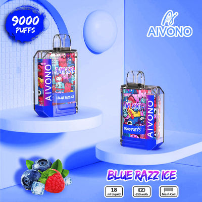 Ronde druppelpunt voorgevulde vape pen 19 ml vloeibare capaciteit 650mAh batterij