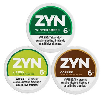 ZYN Nicotine Bags 3mg 6mg 9mg 10 Geuren tot keuze